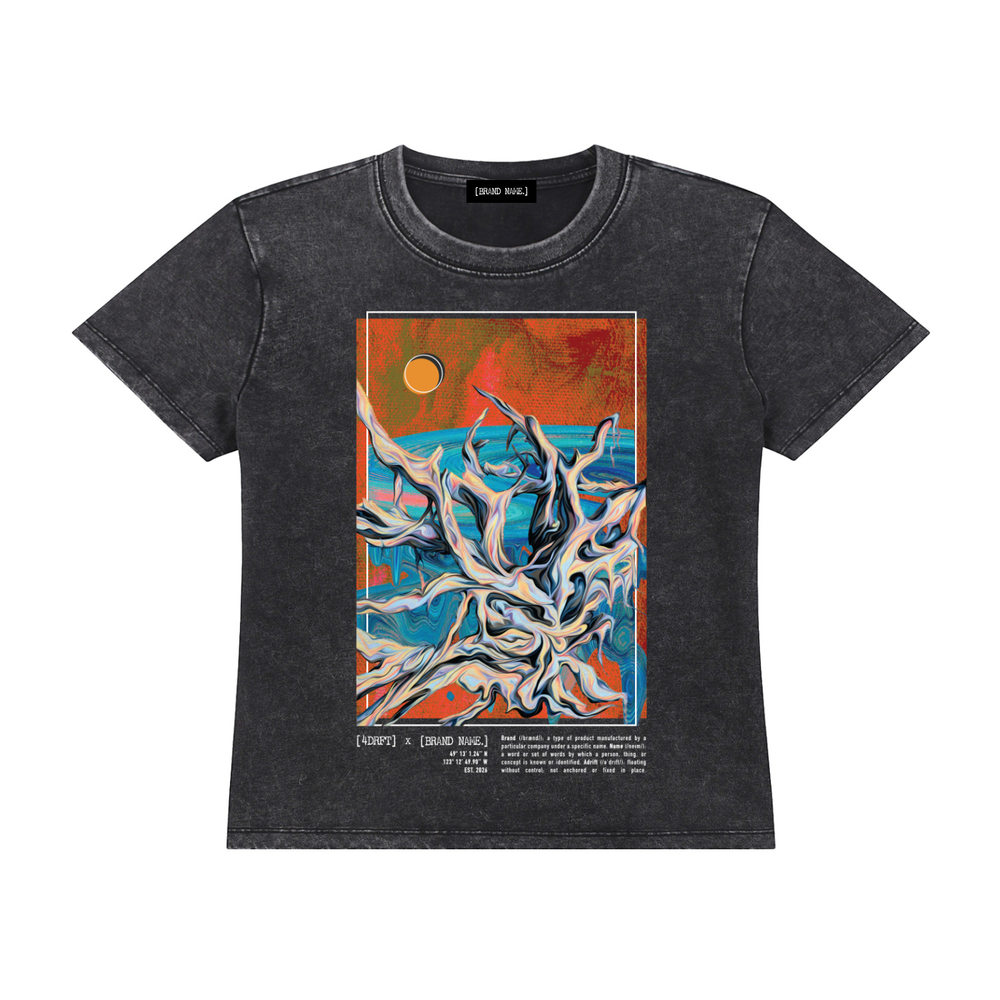 Vintage Wash Drop Shoulder T-shirt