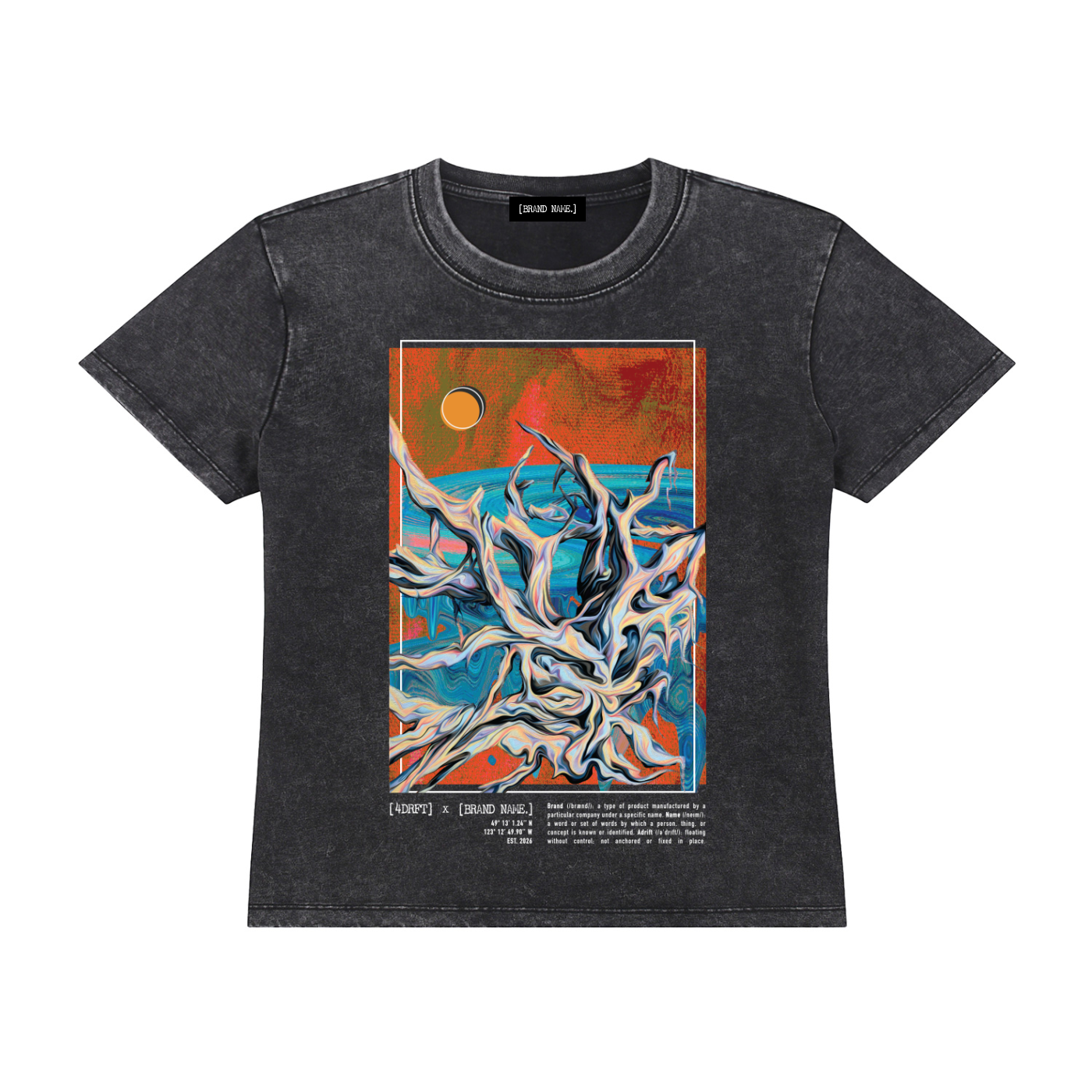 Vintage Wash Drop Shoulder T-shirt